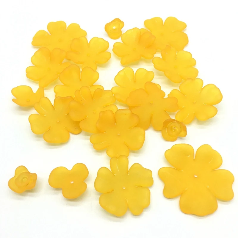 orange Meideheng, разные размеры, четыре в одном, лепесток, тусклый, польский цветок, бисер, сделай сам, бисер для рукоделия, аксессуары - Цвет: orange