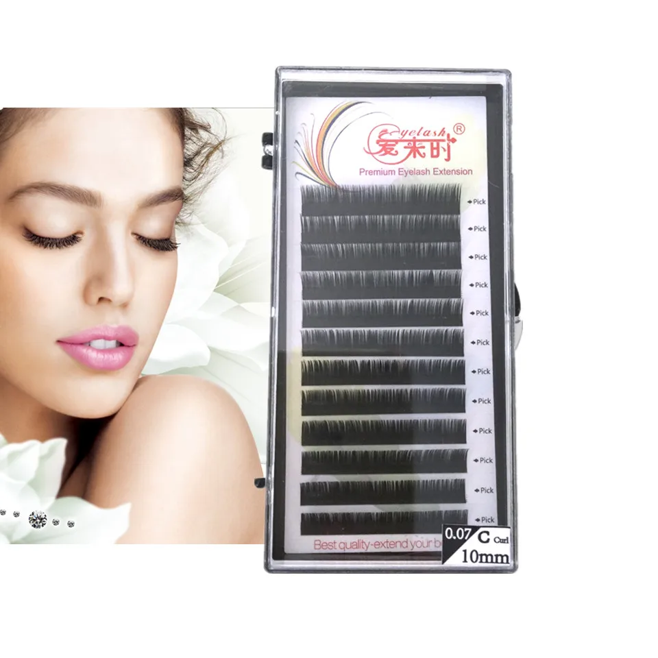 Искусственные норковые ресницы THINKSHOW для наращивания искусственные шелковые