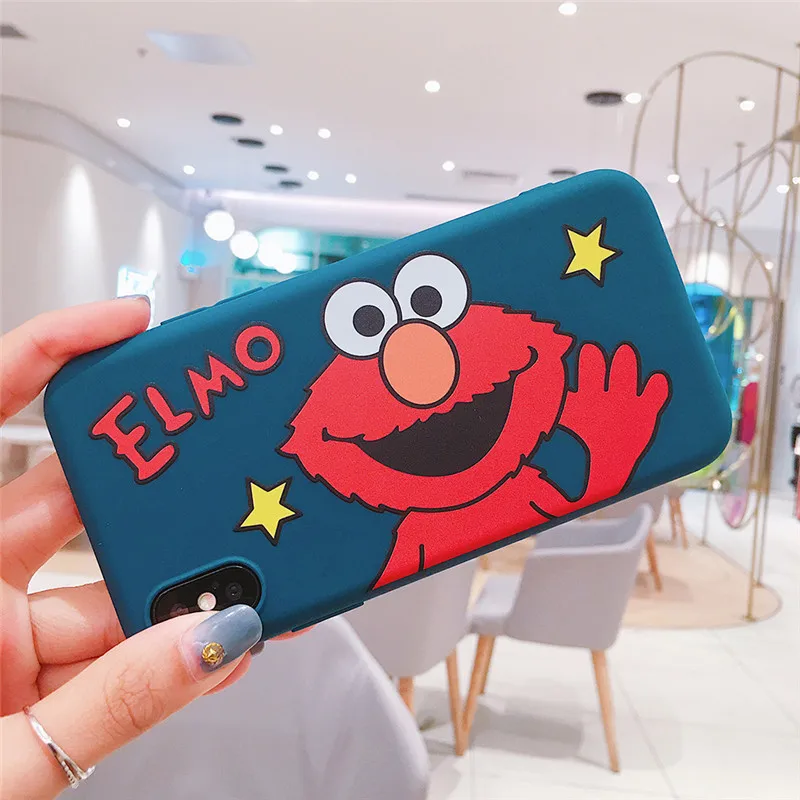 Для iphone 6 6s 7 8 plus X Xs Max XR чехлы для телефонов с милым мультяшным изображением улицы