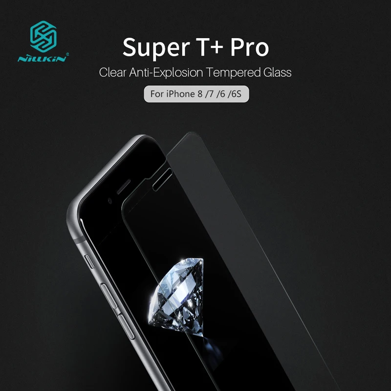 Nillkin для iPhone 8 Защитная пленка экрана Amazing T + Pro закаленное стекло S 8/7/6/6 s дюймов 4 7