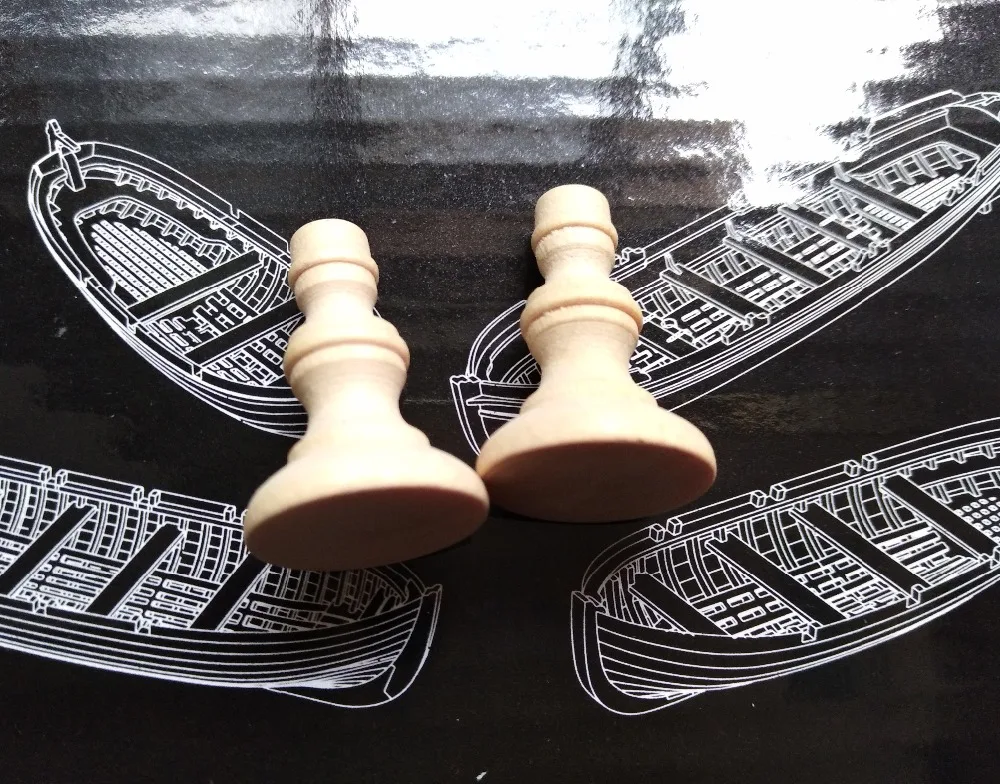 Деревянные подставки для деревянных цилиндров 2 шт./лот|Наборы сборки моделей| |