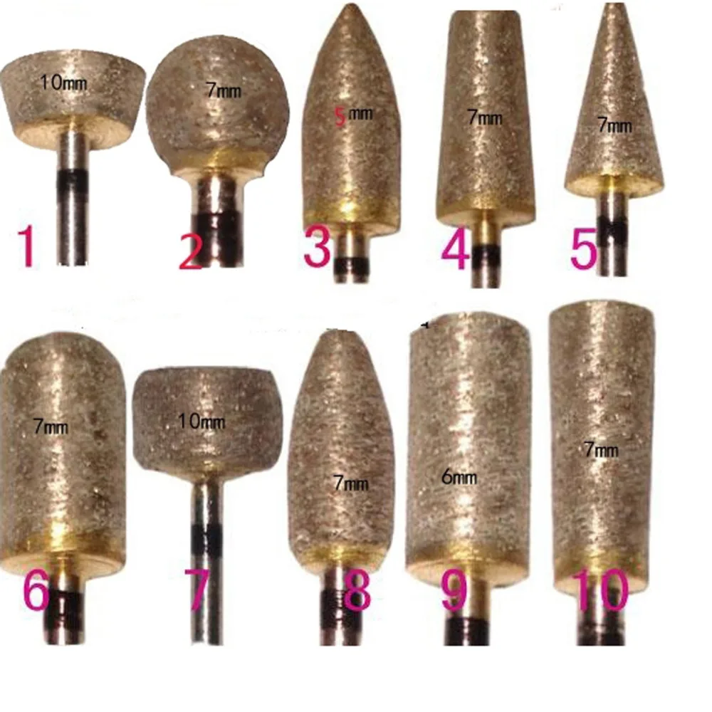 1 шт. алмазные полностью спеченные боры для стоматологической лаборатории с
