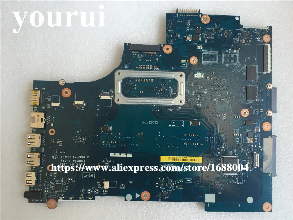 Материнская плата для ноутбука Dell 5537 3537 0K5RR0 K5RR0 со стандартным зеркальным