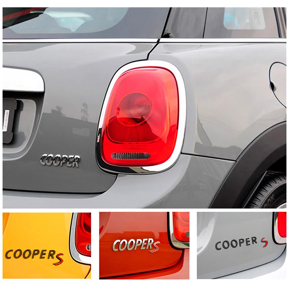 VENSECO Мини Автомобильный стикер "COOPER S" эмблема слова автомобильный Стайлинг OEM внешние аксессуары для MINI cooper автомобильный хвост металлический 3D стикер