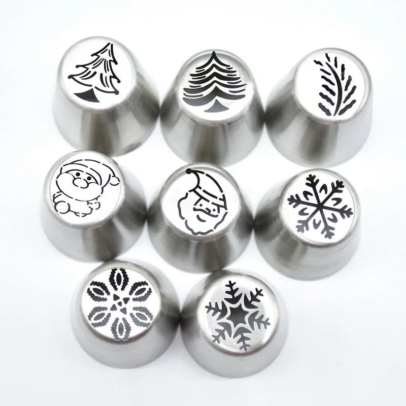 1 шт. Новый Рождественский Санта-Клаус глазурь на дереве русский простой цветок