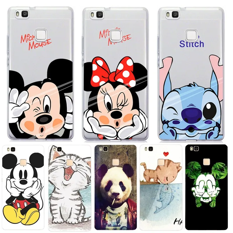 Мягкий ТПУ чехол для телефона Huawei P20 P9 P10 Lite милый мультяшный Кот силиконовый