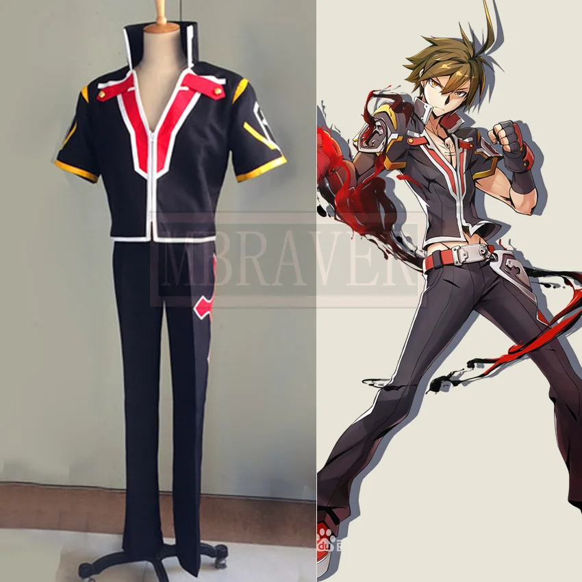 Костюм для косплея Naoto Kurogane из аниме Блейзер Синий изготовленный на заказ|cosplay