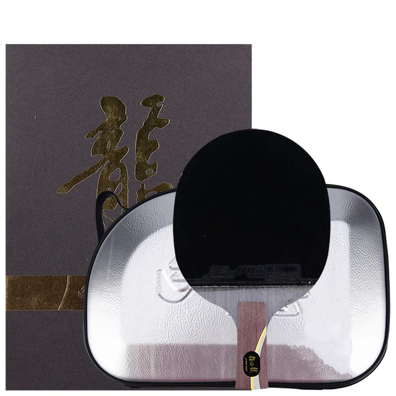 Оригинальная длинная Теннисная ракетка Dhs Hurricane Ma для пинг понга летучая мышь