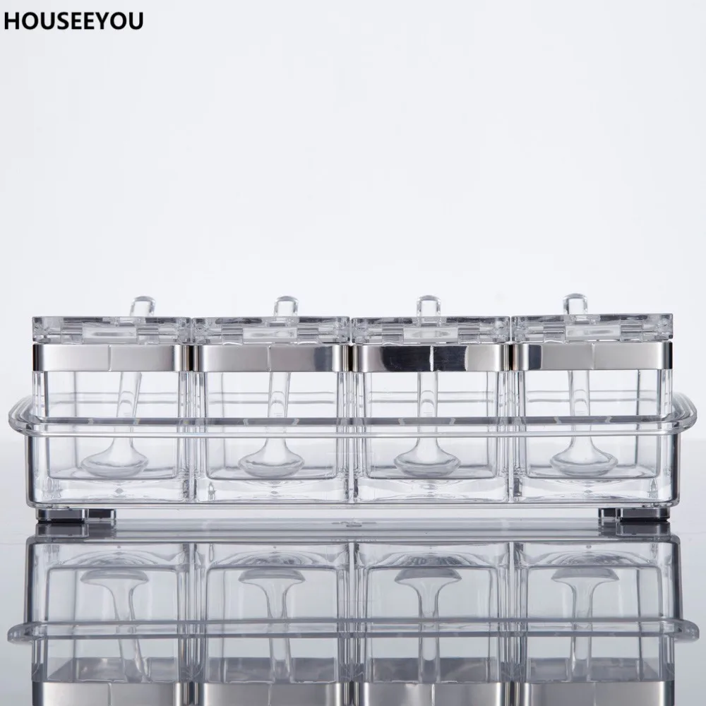 4 шт. банки для соусов и специй|salt and pepper|set condimentecruet set |