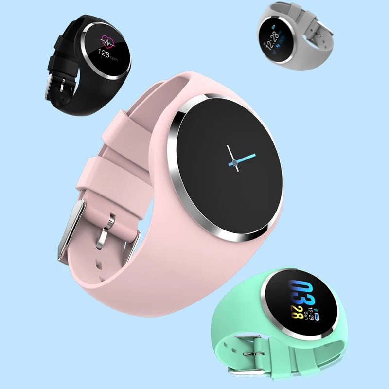 Женские Смарт-часы для фитнеса женщин бега Reloj монитор сердечного ритма Bluetooth