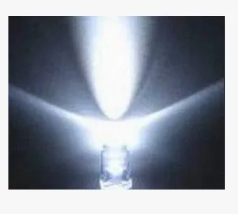 Бесплатная Доставка! 100 шт./лот 3 мм белые волосы белый светоизлучающий трубка