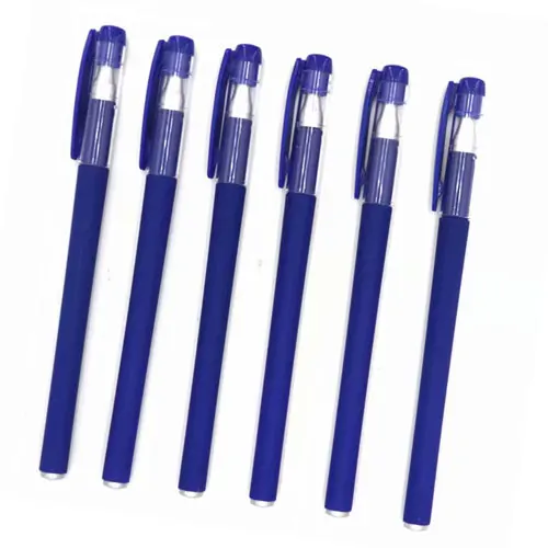 6 PCS Blue 6 шт./компл. офисная гелевая ручка 0,5 мм кончик иглы цифровым пером красный/синий/черный пополнения чернил стержень для школьные канцелярские принадлежности - Цвет: 6 PCS Blue