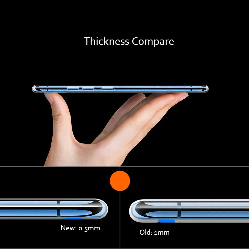 Бренд XIOAMI оригинальный прозрачный всесторонний защитный чехол 0 5 мм PC материал