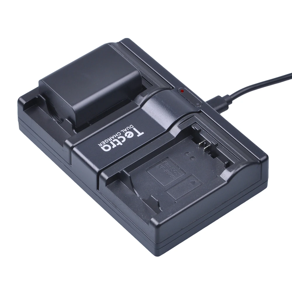 Tectra 1 шт. NP-FW50 NPFW50 NP FW50 аккумулятор + 2-канальное USB двойное зарядное устройство для