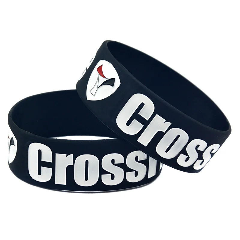 OBH 25 шт. CrossFit Гренобль силиконовый резиновый спортивный браслет шириной 1