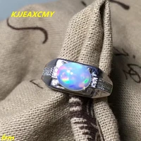 kjjeaxcmy fine jewelry 925 silver inlaid colorful natural opal ring female models rings wholesale and retail