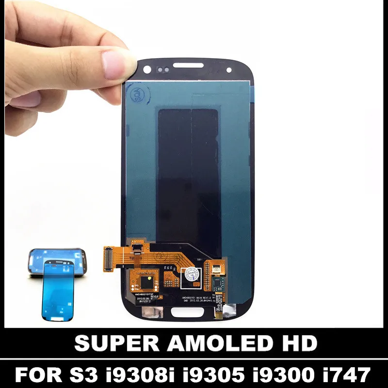 100% тест AMOLED LCD Замена для Samsung Galaxy SIII S3 i9300 i9300i i9301 i9305 ЖК дисплей кодирующий