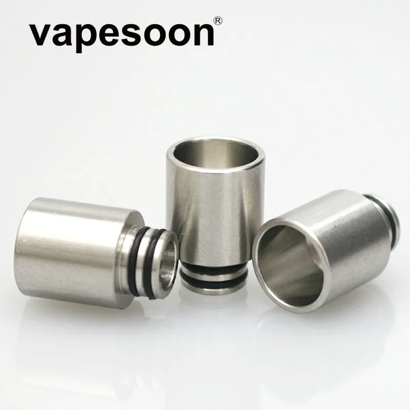 

VapeSoon Stainless Steel 510 Drip Tip Mouthpiece For E Cigarette 510 Thread Atomizer IJUST S