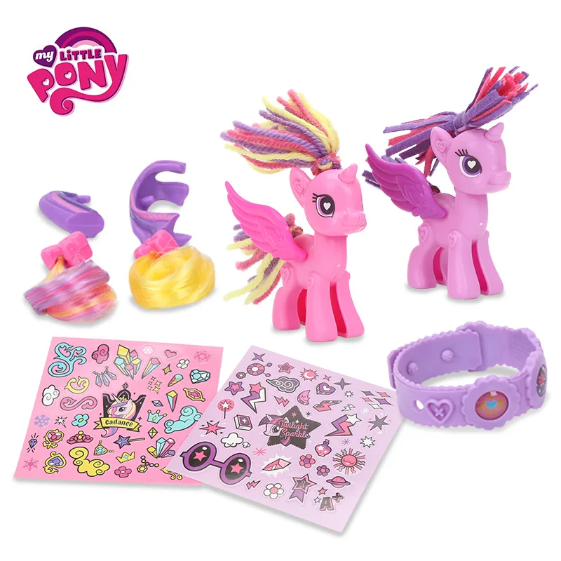 Мои маленькие пони игрушки для девочек Дружба - это магия Поп Пинки Пай Радужная серия PVC фигурок коллекционных кукол модель.