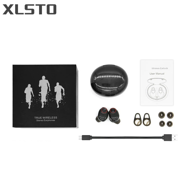 XLSTO Bluetooth 5 0 TWS бинауральные звонки наушники истинные мини беспроводные гарнитура