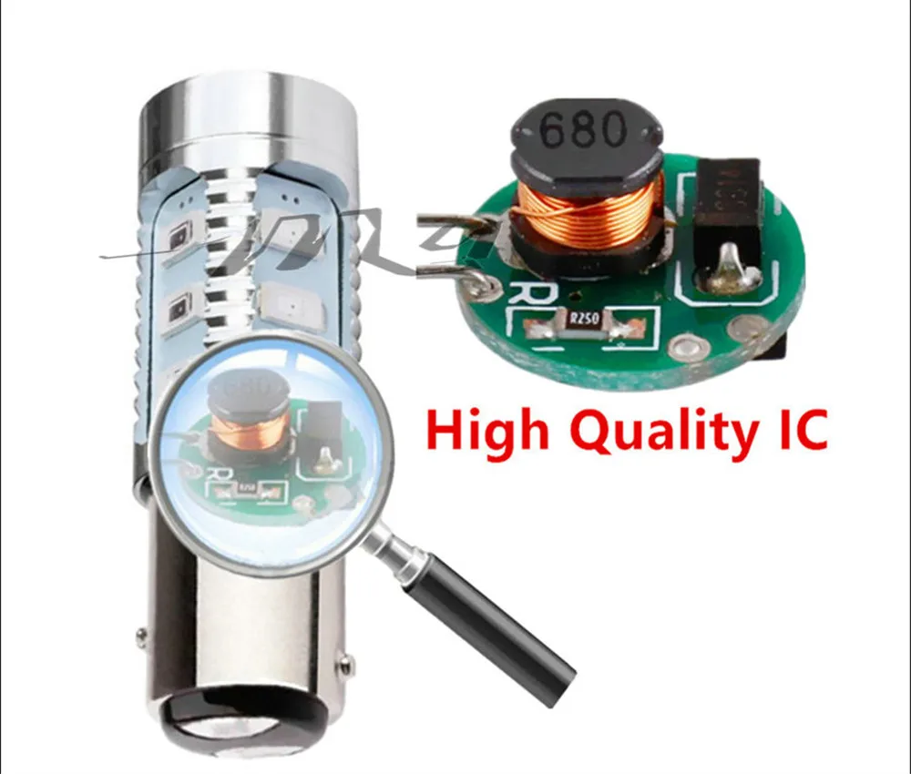 2 шт. 1157 BAY15D светодиодный лампы 12 SMD 5630 чипы высокой мощности для стоп сигналов P21/5