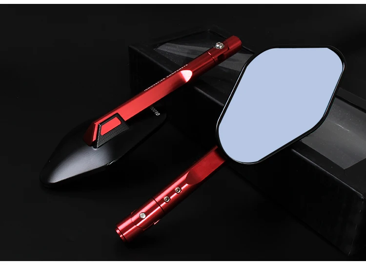 Мотоциклетные алюминиевые боковые зеркала с ЧПУ для мотоциклов скутеров заднего