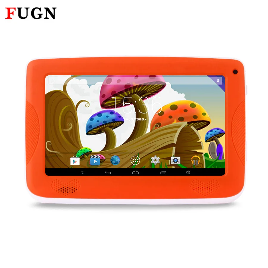 FUGN 7 inch Wifi Tablet Android PC Kids Tablets Quad Core 512M RAM 16GB Children Baby Drawing Notebook with Cartoon case 8 9.7' |