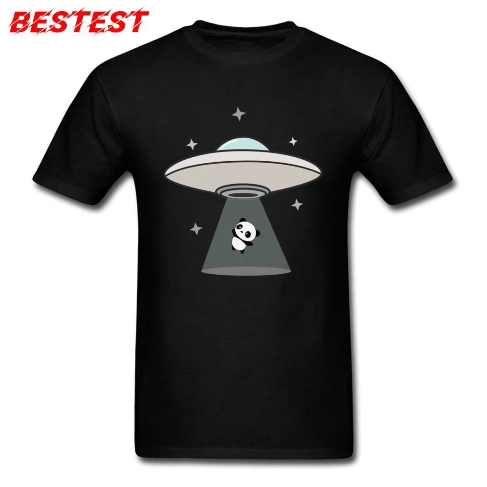 Faddish UFO футболка для мужчин Молодежные футболки с круглым вырезом 100% хлопок ткань