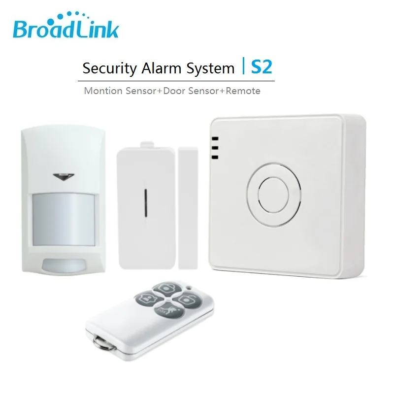 2018 новый оригинальный Broadlink S2 RF433MHz сигнализации и безопасности Наборы смарт