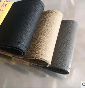 Random Send Автомобильный чехол на руль DIY из натуральной кожи воловья оплетка с иглой и ниткой автомобильный Стайлинг интерьерный аксессуар - Название цвета: Random Send