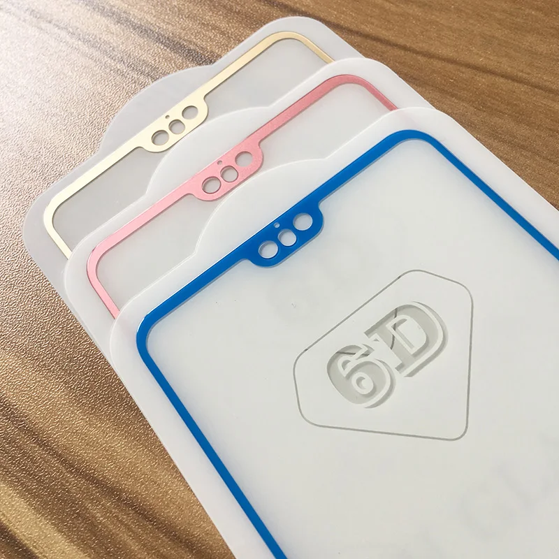 Защитная пленка 3D для Huawei P20 Lite NOVA 3e закаленное стекло с полным покрытием синий