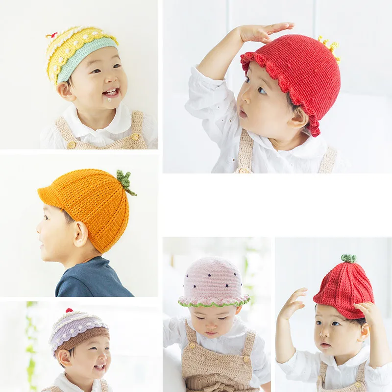 [RUBI DIY] Baby wool Crochet knitted children's hat handmade DIY weave Handmade by RUBI | Дом и сад