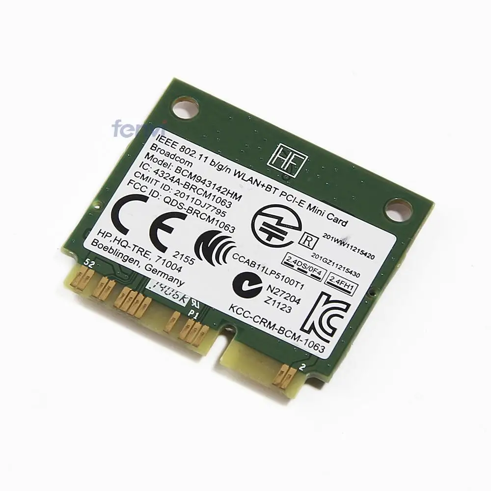 Новый Broadcom BCM943142HM 300 Мбит беспроводной wi-fi Bluetooth 4.0 половина mini pci - e карты для