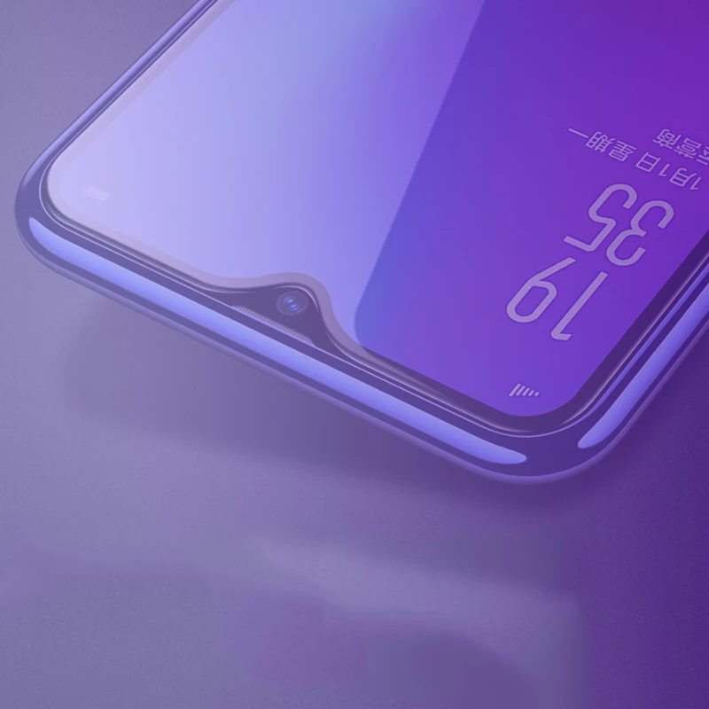 EXUNTON анти синий полное покрытие закаленное стекло 2.5D Защита экрана для OPPO R17 Pro RX17