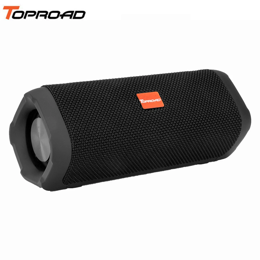 TOPROAD стерео Беспроводная bluetooth колонка из водонепроницаемой ткани портативные
