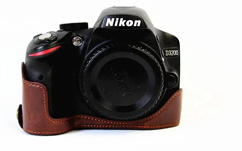 Новая сумка для видеокамеры из искусственной кожи Nikon D3200 D3300 Половина корпуса