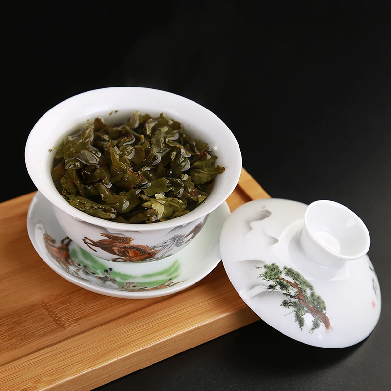 Кун фу &quot костяной фарфор Чай комплект Керамика чайник gaiwan чайная чашка для Пуэр