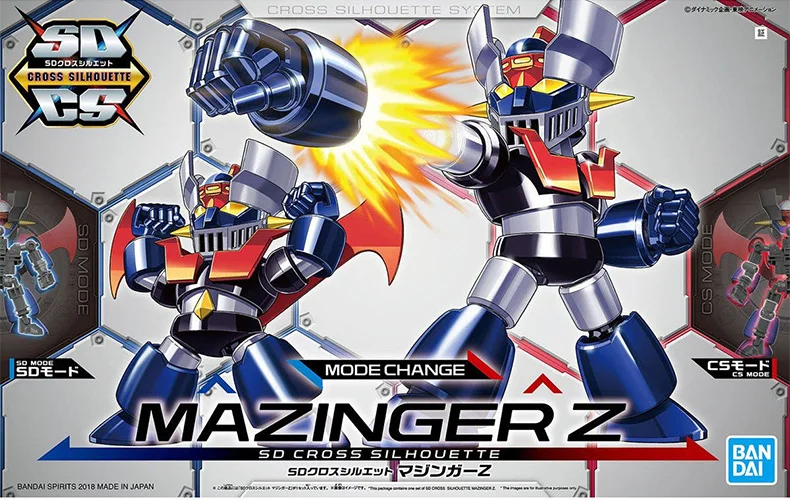 Фигурка из ПВХ WSTXBD фигурка BANDAI SDCS в масштабе 1/12 от Mazinger Z Q|Игровые фигурки и