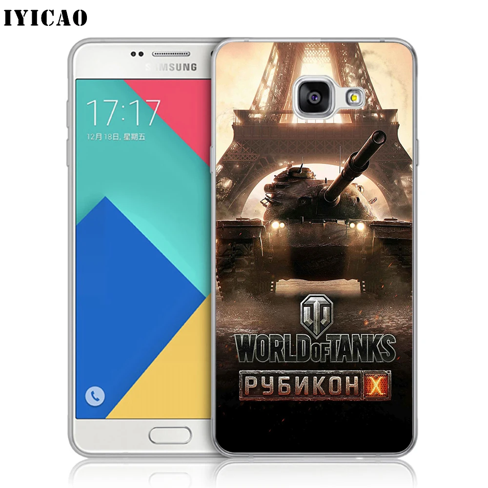 Мягкий силиконовый чехол для телефона IYICAO World of Tanks Samsung A10 A30 A40 A50 A70 M10 M20 M30 TPU |