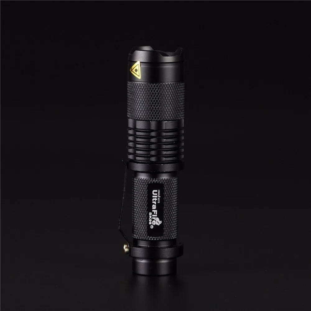 Светодиодный фонарь UltraFire SK98 CREE XM-L2 5-Режим масштабирования Фара Фонарь Фонари Охота тактика светодиодный фонарик бликов luz переносная сумка для вспышки