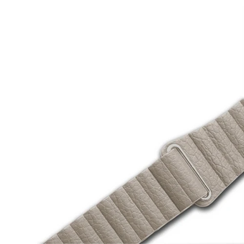 Натуральная кожа петля ремешок для apple watch band 44 мм 40 мм, 42 мм, 38 мм, версия apple watch 5/4/3/2/1 наручных часов iwatch, магнитный ремешок для часов аксессуары - Цвет ремешка: Khaki