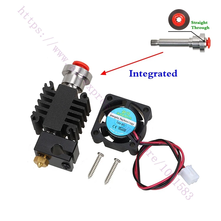 Запчасти для 3D принтера интегрированный Heatbreak V6 hotend Bowden экструдер Hotend Kit 1 75 мм