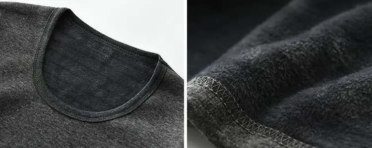 XL-7XL, термобелье, наборы, флис, толстая, одноцветная, зимняя, внутренняя одежда, мягкая, теплая, нательная рубашка, нижнее белье, комплект из 2 предметов, мужские кальсоны