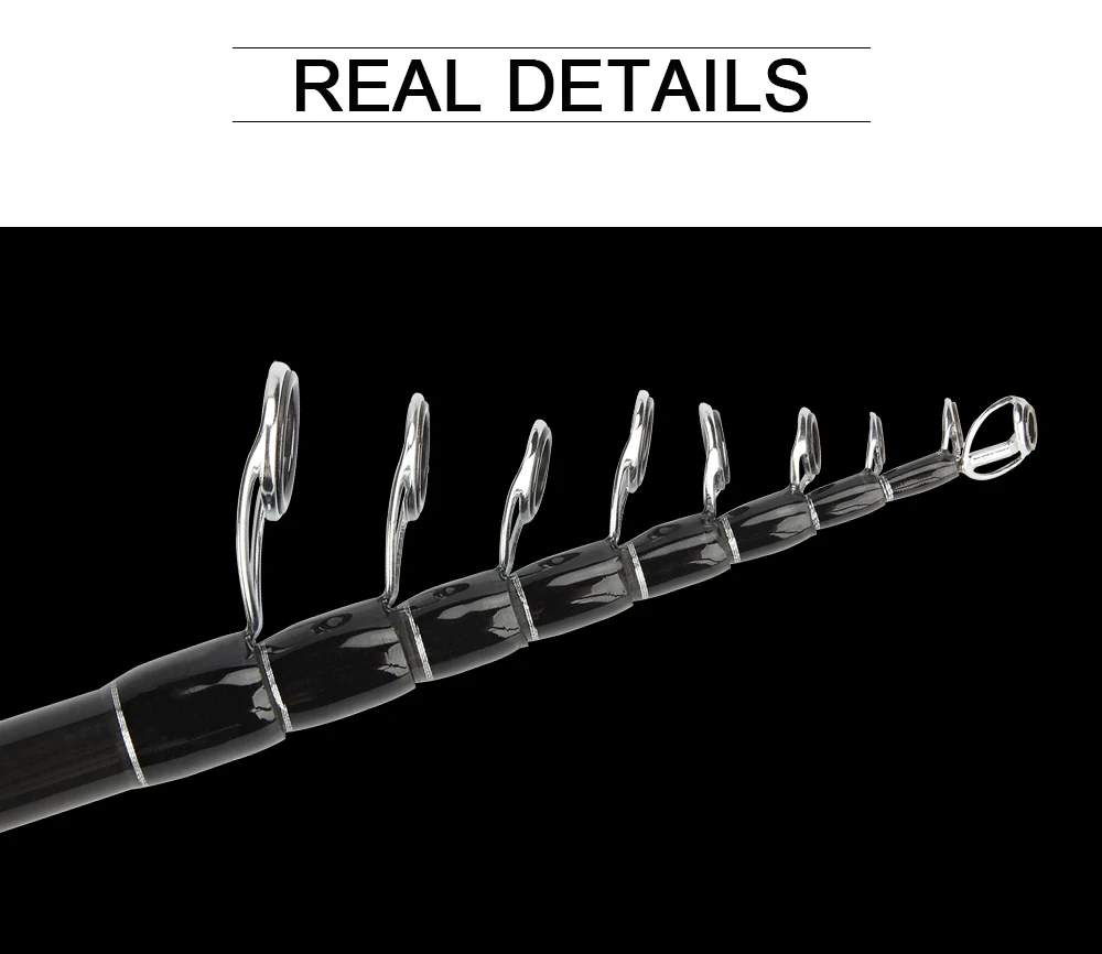 RoseWood KUNAI 2,4 М телескопическая катушка спиннинга комплект спиннинга сумка для переноски для детей Молодежная уличная дорожная басовая форель