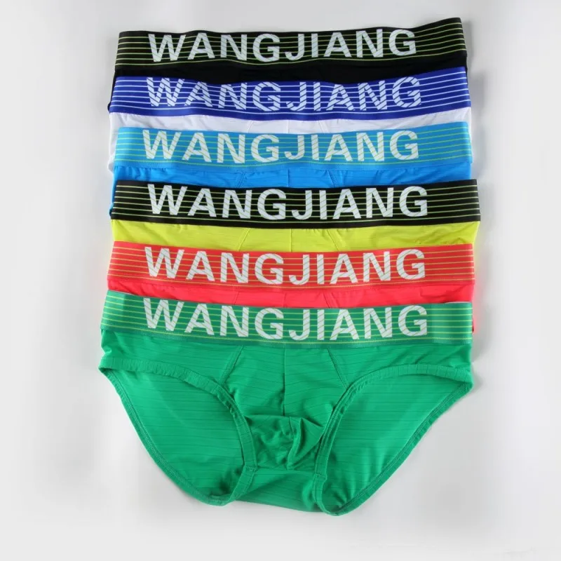 WJ Men briefs sexy underwear shorts men G-strings gay penis pouch Jockstraps Nylon Silky Sheer underpants |