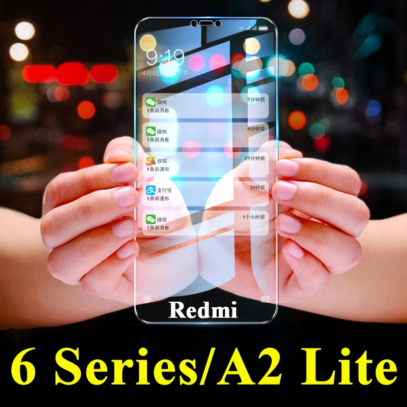 Защитное стекло для экрана xiaomi redmi note 6 pro a2lite закаленное защиты a2lite|Защитные