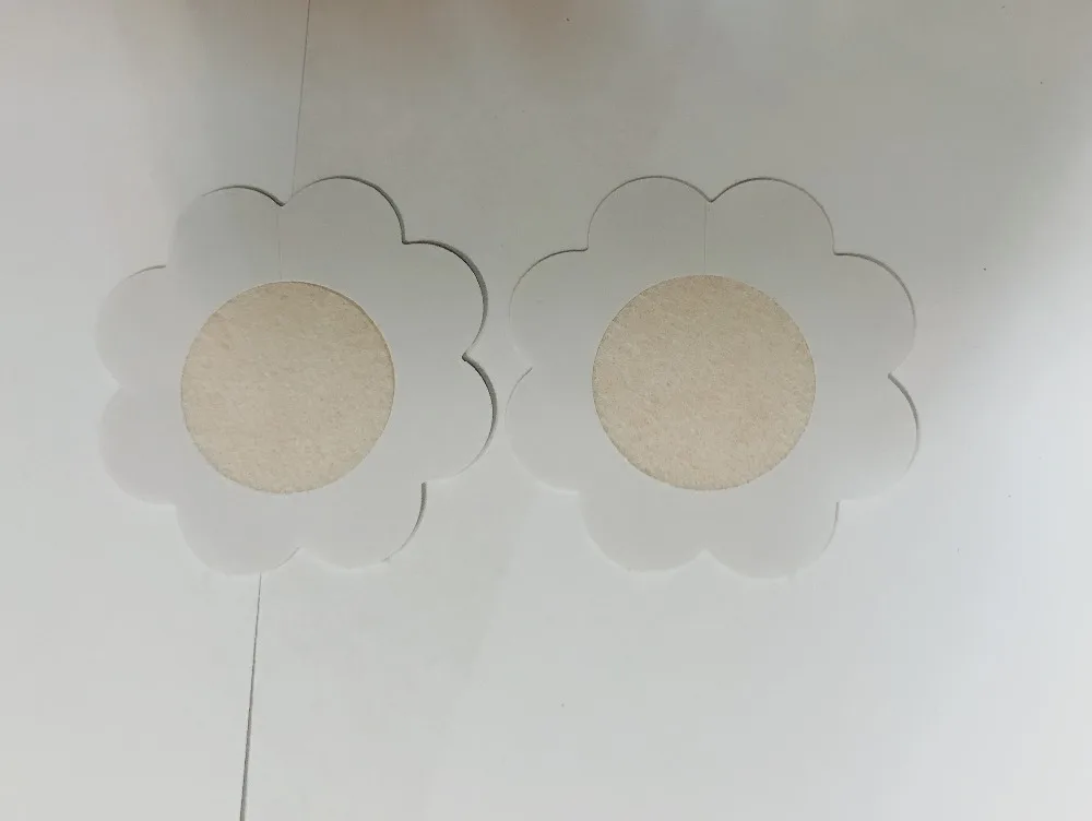 Invisible Stick On Bra Strapless Backless Bra Pad Cleavage Enhance Nipple Stickers Pasties Nipple Cover Breast Petals
