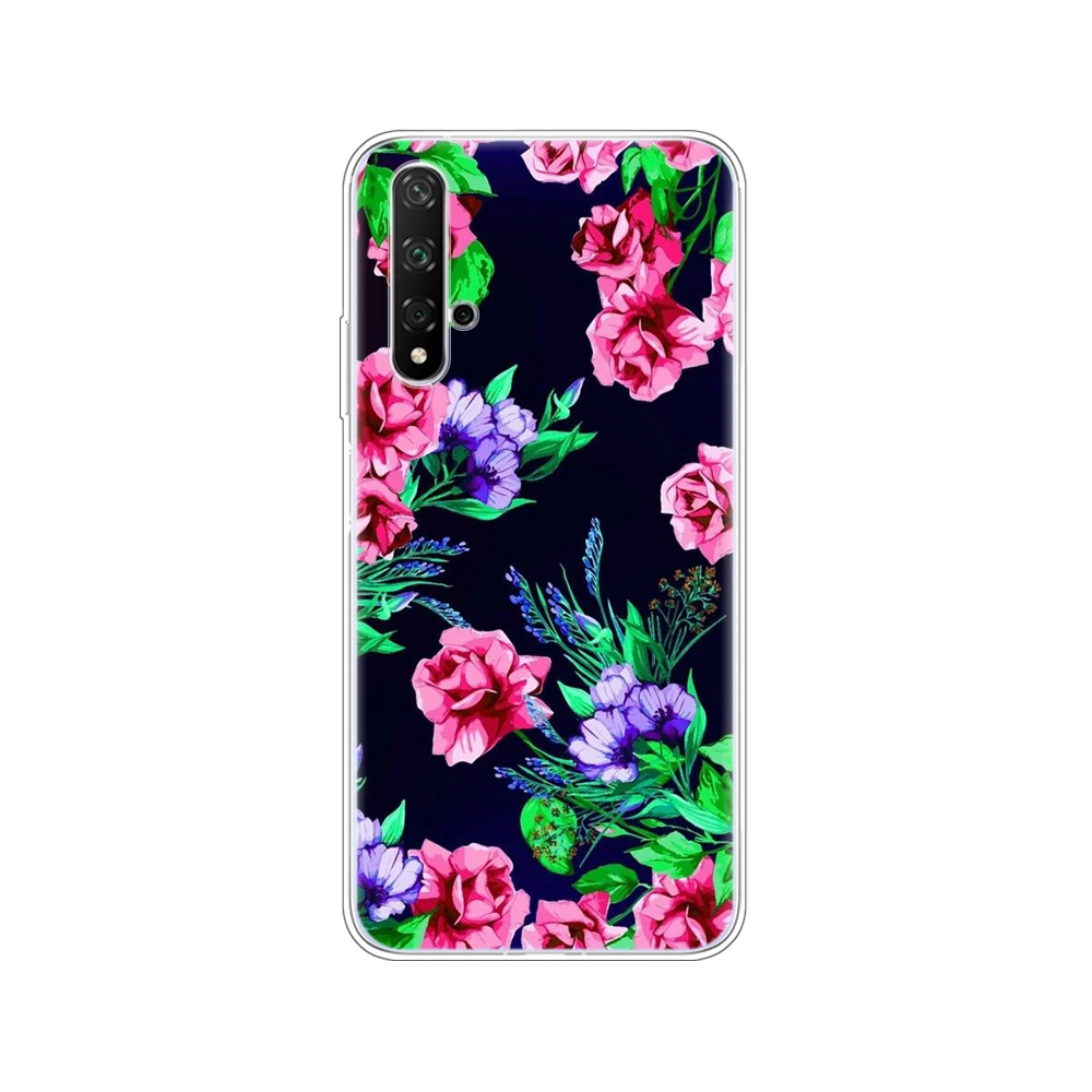80094 Чехол для Honor 20, силиконовый чехол на заднюю панель, чехол для телефона Huawei Honor 20 Pro Lite Honor20, YAL-L21, YAL-L41, роскошный мультяшный рисунок - Цвет: 80094