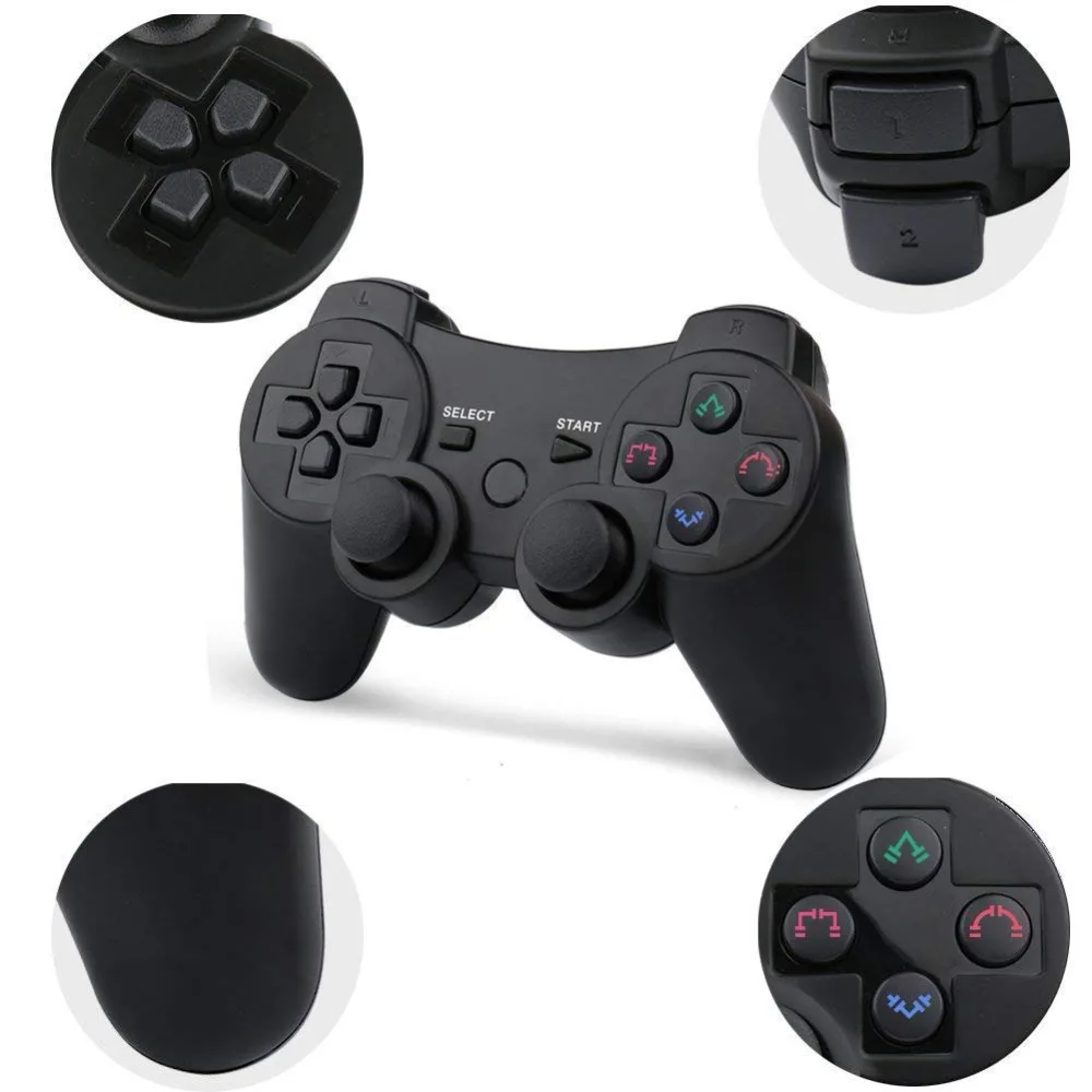 K ISHAKO для PS3 контроллер беспроводной двойной ударный геймпад Playstation 3 Пульт