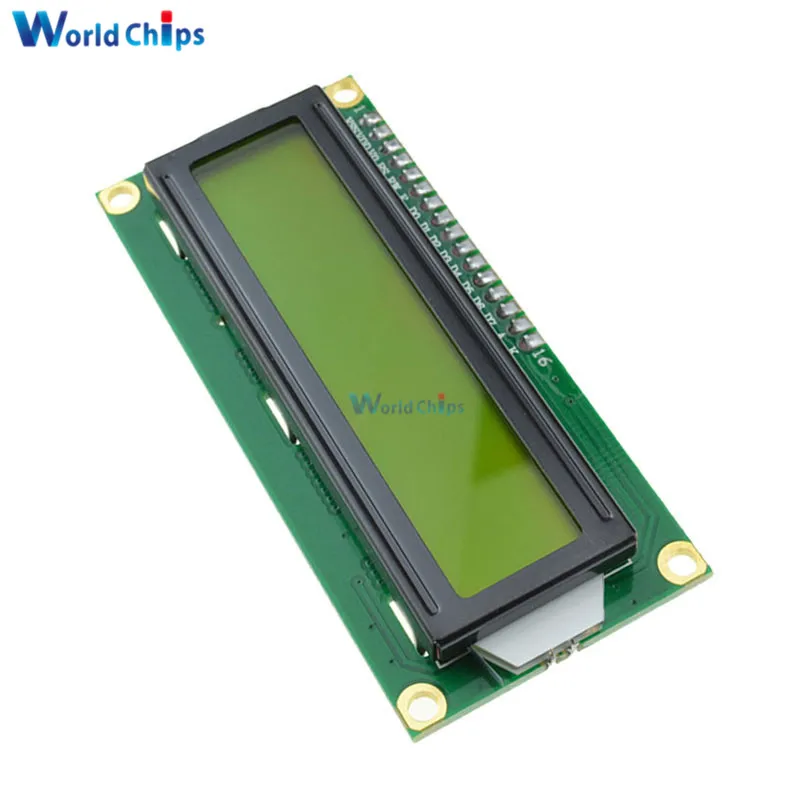 1 шт. IIC/I2C 1602 16X2 ЖК дисплей модуль LCD I2C синий/желтый 5 В для Arduino|Интегральные схемы| |